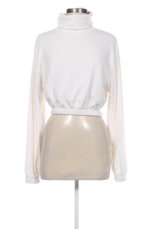 Helancă de femei Bershka, Mărime S, Culoare Ecru, Preț 36,49 Lei, #136812504