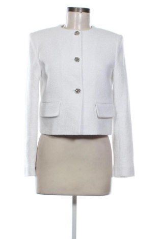 Sacou de femei Zara, Mărime S, Culoare Alb, Preț 157,28 Lei, #136794271
