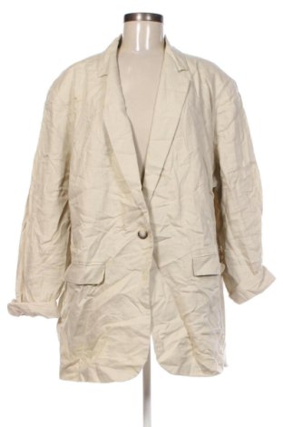 Дамско сако Unbranded, Размер 3XL, Цвят Екрю, Цена 26,58 €, #136849772