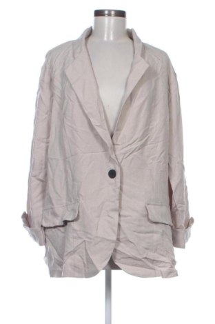 Γυναικείο σακάκι Unbranded, Μέγεθος 3XL, Χρώμα  Μπέζ, Τιμή 23,99 €, #136859600