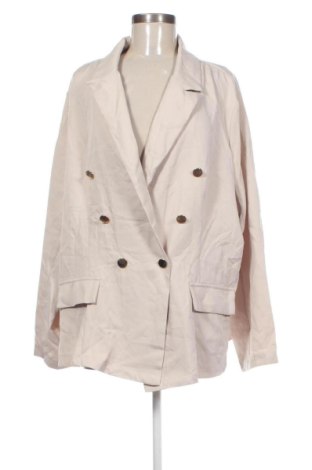 Дамско сако Unbranded, Размер 3XL, Цвят Екрю, Цена 26,58 €, #136878822