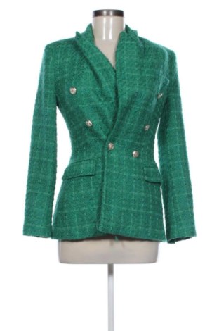 Sacou de femei Zara, Mărime XS, Culoare Verde, Preț 93,84 Lei, #136809323