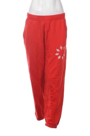 Дамско спортно долнище Adidas, Размер L, Цвят Червен, Цена 20,45 €, #136835824