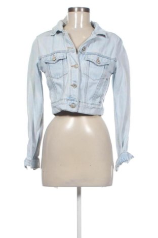 Γυναικείο μπουφάν Pull&Bear, Μέγεθος S, Χρώμα Μπλέ, Τιμή 15,00 €, #136825329