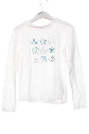 Bluză pentru copii Okaidi, Mărime 6-7y/ 122-128 cm, Culoare Alb, Preț 32,99 Lei, #136779738