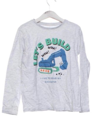 Kinder Shirt Sinsay, Größe 7-8y/ 128-134 cm, Farbe Grau, Preis 7,70 €, #136741717