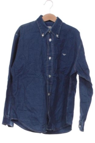 Cămașă pentru copii Armani Junior, Mărime 8-9y/ 134-140 cm, Culoare Albastru, Preț 117,99 Lei, #136756569
