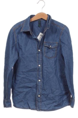 Cămașă pentru copii United Colors Of Benetton, Mărime 8-9y/ 134-140 cm, Culoare Albastru, Preț 52,99 Lei, #136724432