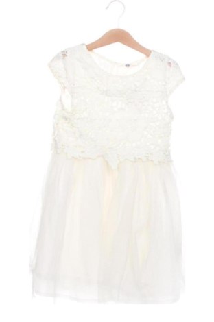 Dětské šaty  H&M, Velikost 6-7y/ 122-128 cm, Barva Krémová, Cena  312,00 Kč, #136821264