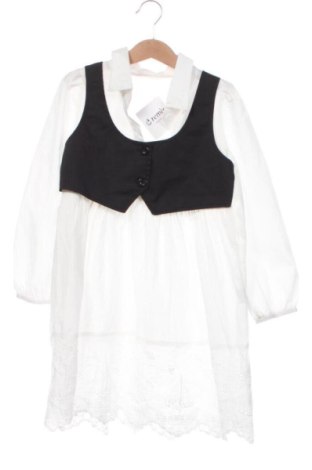 Kinderkleid SHEIN, Größe 5-6y/ 116-122 cm, Farbe Weiß, Preis 9,99 €, #136753939