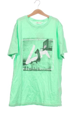 Tricou pentru copii H&M, Mărime 15-18y/ 170-176 cm, Culoare Verde, Preț 29,99 Lei, #136742851