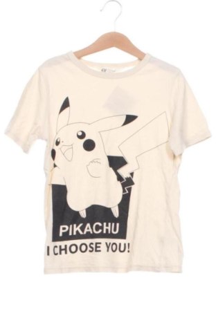 Tricou pentru copii H&M, Mărime 6-7y/ 122-128 cm, Culoare Bej, Preț 33,89 Lei, #136786273