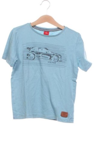 Tricou pentru copii S.Oliver, Mărime 7-8y/ 128-134 cm, Culoare Albastru, Preț 31,64 Lei, #136783683