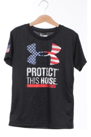 Детска тениска Under Armour, Размер 7-8y/ 128-134 см, Цвят Черен, Цена 10,22 €, #136734221