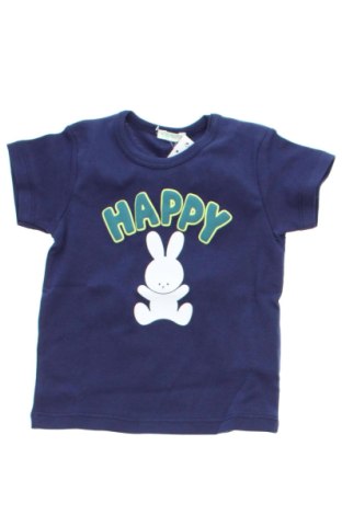 Детска тениска United Colors Of Benetton, Размер 3-6m/ 62-68 см, Цвят Син, Цена 17,89 €, #136529283