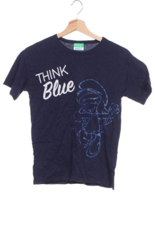 Παιδικό μπλουζάκι United Colors Of Benetton, Μέγεθος 11-12y/ 152-158 εκ., Χρώμα Μπλέ, Τιμή 7,99 €, #136755114