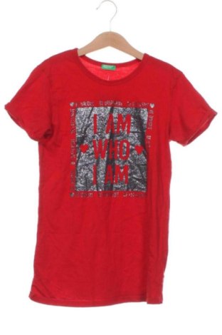 Tricou pentru copii United Colors Of Benetton, Mărime 10-11y/ 146-152 cm, Culoare Roșu, Preț 26,99 Lei, #136789429