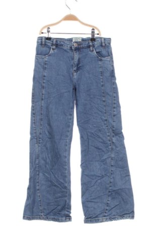 Blugi pentru copii Stradivarius, Mărime 9-10y/ 140-146 cm, Culoare Albastru, Preț 58,99 Lei, #136773551