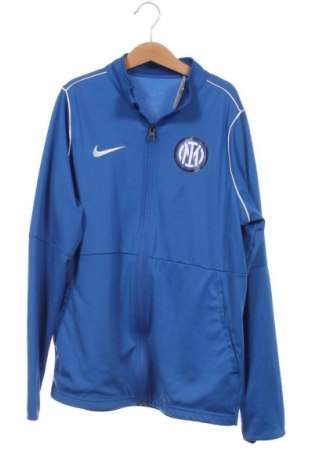 Bluză de trening, pentru copii Nike, Mărime 14-15y/ 168-170 cm, Culoare Albastru, Preț 87,99 Lei, #136742373