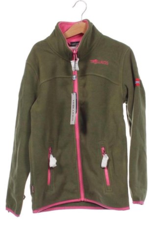 Bluză de trening, pentru copii Trollkids, Mărime 8-9y/ 134-140 cm, Culoare Verde, Preț 134,99 Lei, #136696350
