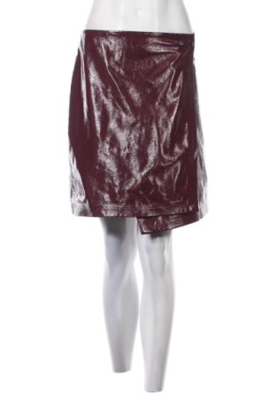 Skórzana spódnica Topshop, Rozmiar XXL, Kolor Czerwony, Cena 32,15 zł, #136785691