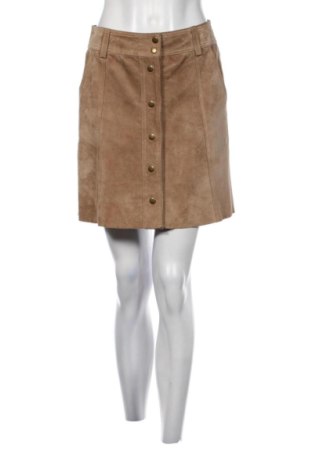 Fustă de piele Hallhuber, Mărime M, Culoare Bej, Preț 257,01 Lei, #136818437