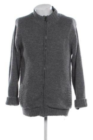 Jachetă tricotată de bărbați Livergy, Mărime XL, Culoare Gri, Preț 62,99 Lei, #136863335