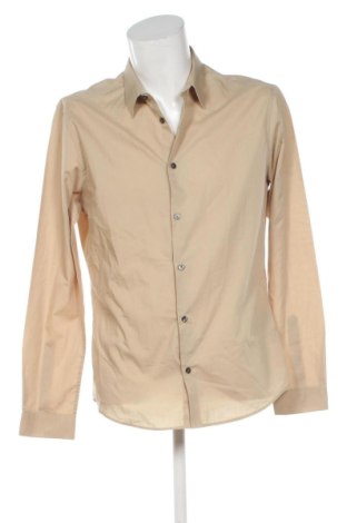 Мъжка риза H&M, Размер L, Цвят Бежов, Цена 8,18 €, #136713072