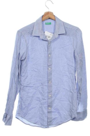 Cămașă de bărbați United Colors Of Benetton, Mărime S, Culoare Albastru, Preț 42,99 Lei, #136764310