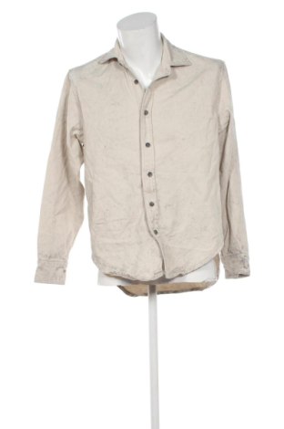 Męska koszula Zara, Rozmiar M, Kolor ecru, Cena 74,99 zł, #136765628