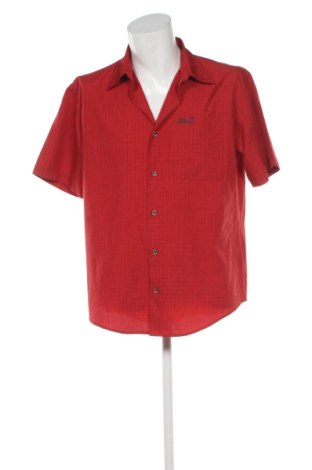 Męska koszula Jack Wolfskin, Rozmiar L, Kolor Czerwony, Cena 90,99 zł, #136766295