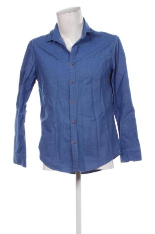 Мъжка риза Zara, Размер L, Цвят Син, Цена 17,00 €, #136820499
