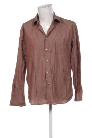 Cămașă de bărbați Tommy Hilfiger, Mărime L, Culoare Maro, Preț 215,99 Lei, #136822204