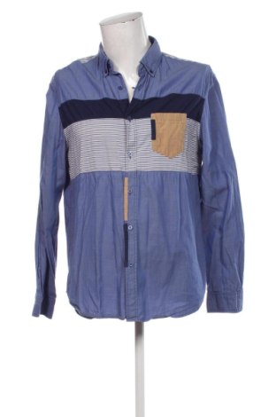 Cămașă de bărbați Desigual, Mărime XL, Culoare Albastru, Preț 145,97 Lei, #136825941