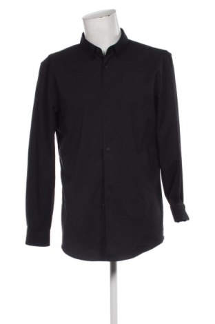 Мъжка риза Zara, Размер XL, Цвят Черен, Цена 16,00 €, #136836299