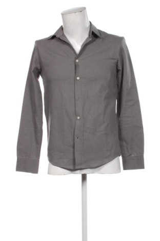 Мъжка риза Zara, Размер S, Цвят Сив, Цена 11,00 €, #136837862