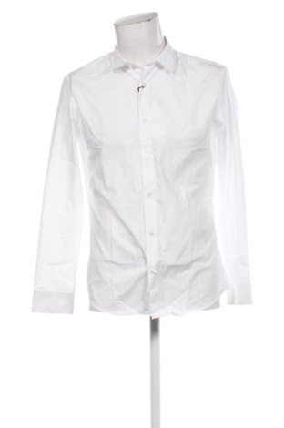 Cămașă de bărbați Jack & Jones, Mărime M, Culoare Alb, Preț 259,99 Lei, #136674096