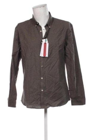 Cămașă de bărbați Lindbergh, Mărime XXL, Culoare Verde, Preț 336,99 Lei, #136677877