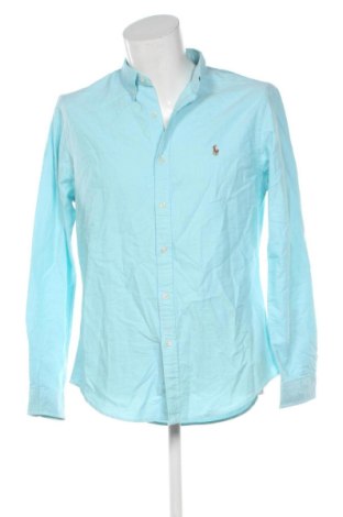 Cămașă de bărbați Polo Ralph Lauren, Mărime L, Culoare Albastru, Preț 361,99 Lei, #136678784