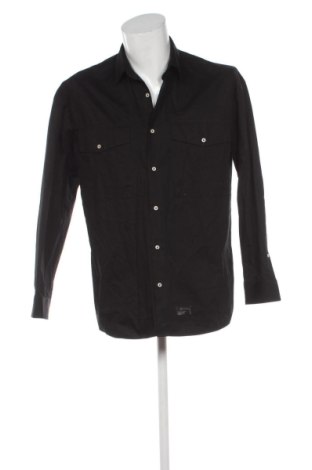 Мъжка риза Zara, Размер M, Цвят Черен, Цена 12,78 €, #136674567