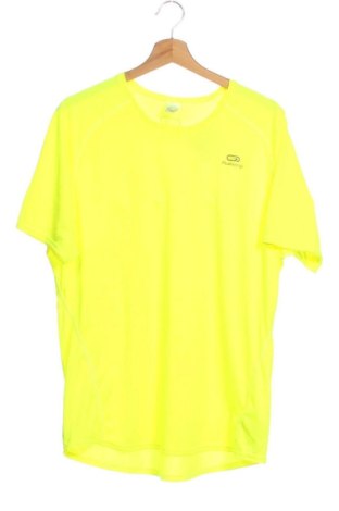 Мъжка тениска Kalenji, Размер XL, Цвят Жълт, Цена 2,55 €, #136722377