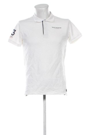 Мъжка тениска Race Marine, Размер M, Цвят Бял, Цена 11,75 €, #136726564