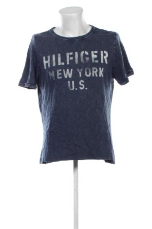 Męski T-shirt Tommy Hilfiger, Rozmiar L, Kolor Niebieski, Cena 110,99 zł, #136732796