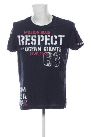 Herren T-Shirt Camp David, Größe L, Farbe Blau, Preis € 17,99, #136750930