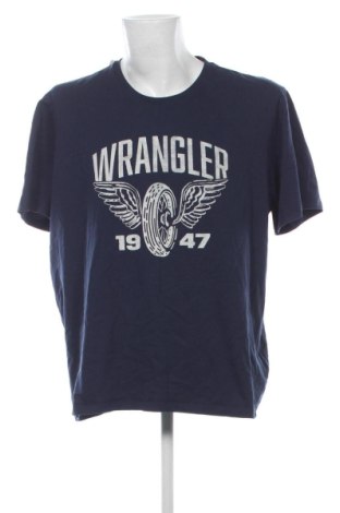 Tricou de bărbați Wrangler, Mărime XXL, Culoare Albastru, Preț 85,61 Lei, #136755826