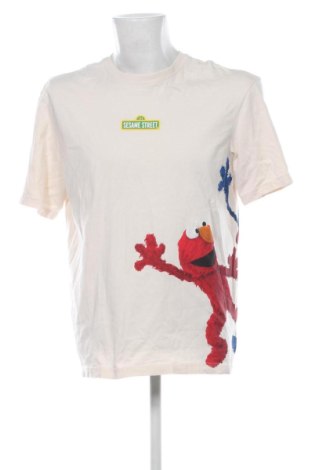 Herren Shirt H&M, Größe M, Farbe Ecru, Preis 10,74 €, #136771376