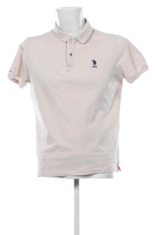 Męski T-shirt U.S. Polo Assn., Rozmiar XL, Kolor Beżowy, Cena 155,40 zł, #136772239