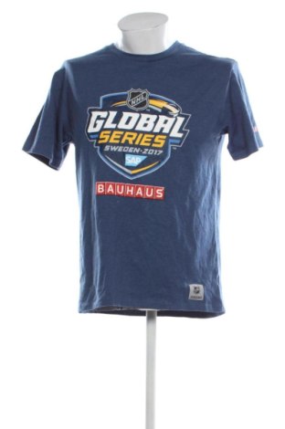 Męski T-shirt Bauhaus, Rozmiar L, Kolor Niebieski, Cena 46,99 zł, #136775724