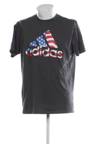 Мъжка тениска Adidas, Размер XL, Цвят Сив, Цена 20,96 €, #136778060