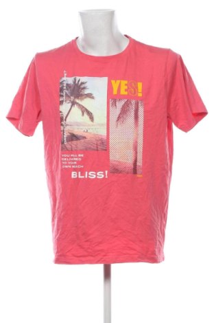 Męski T-shirt Max, Rozmiar XXL, Kolor Różowy, Cena 45,99 zł, #136779053